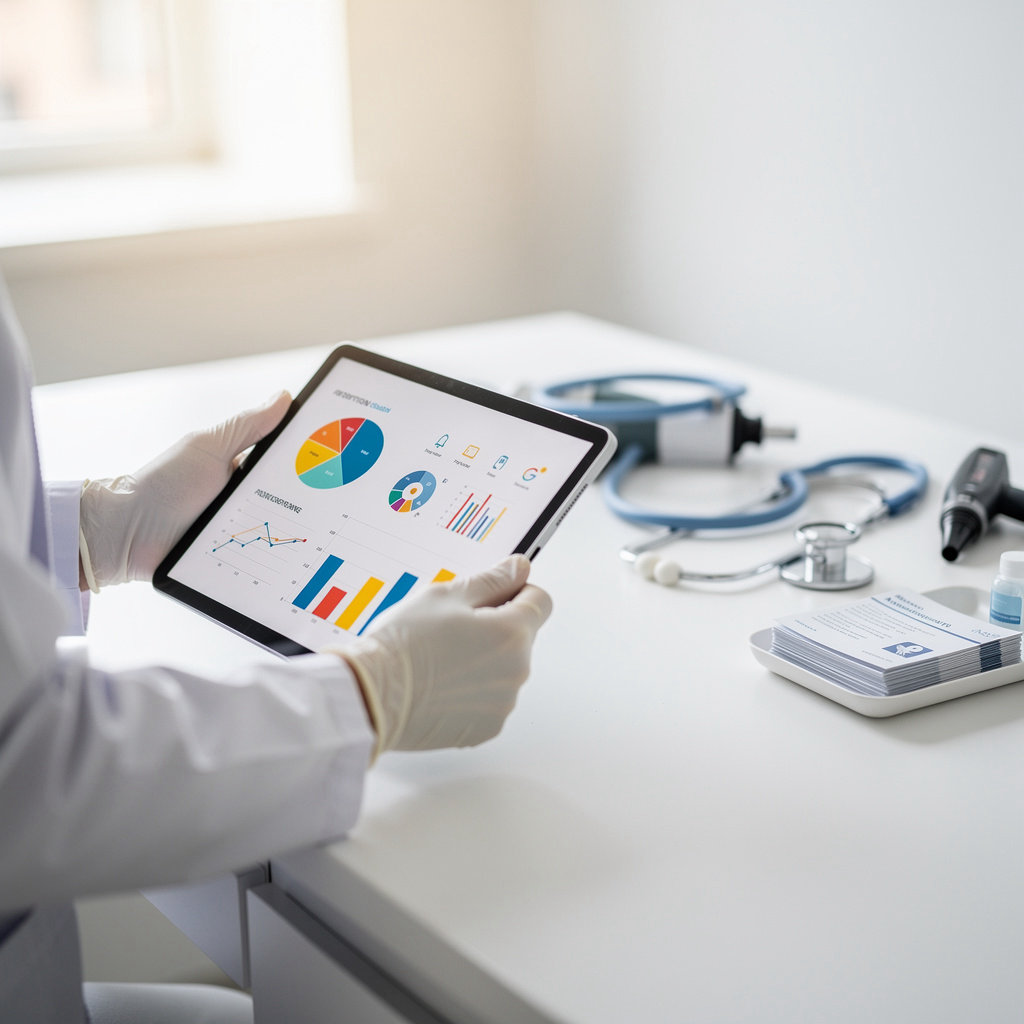 Kaiser Permanente Garfield Specialty Center patient reading health education materials in a comfortable waiting area